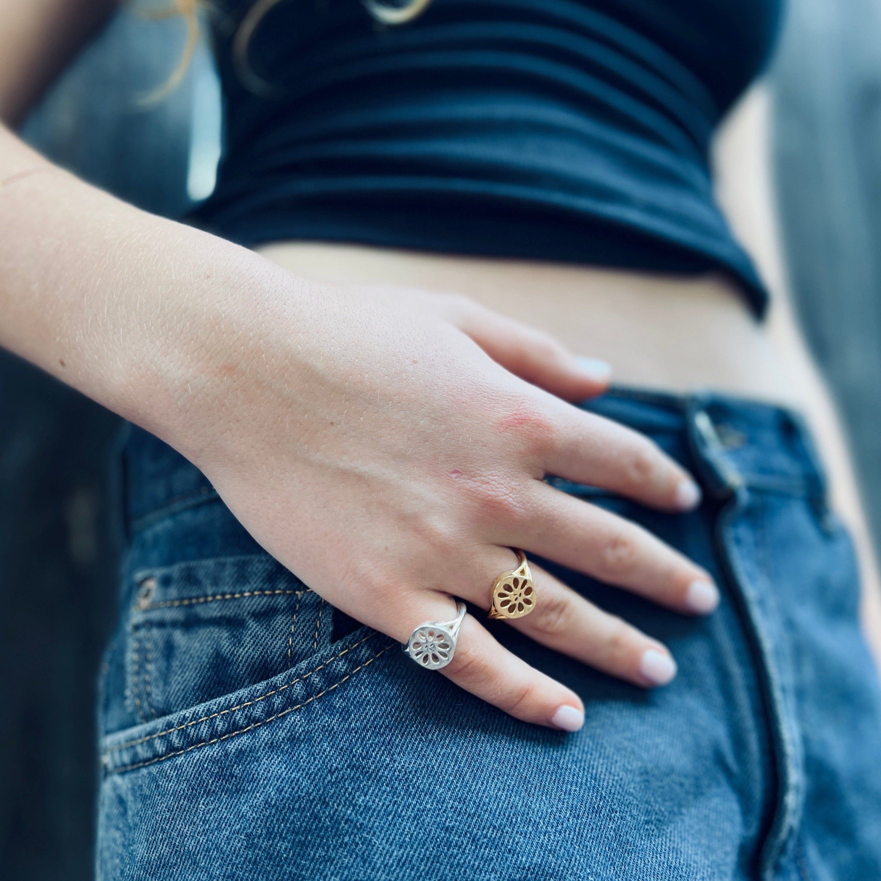 Down To Earth //  Lotus Root Ring