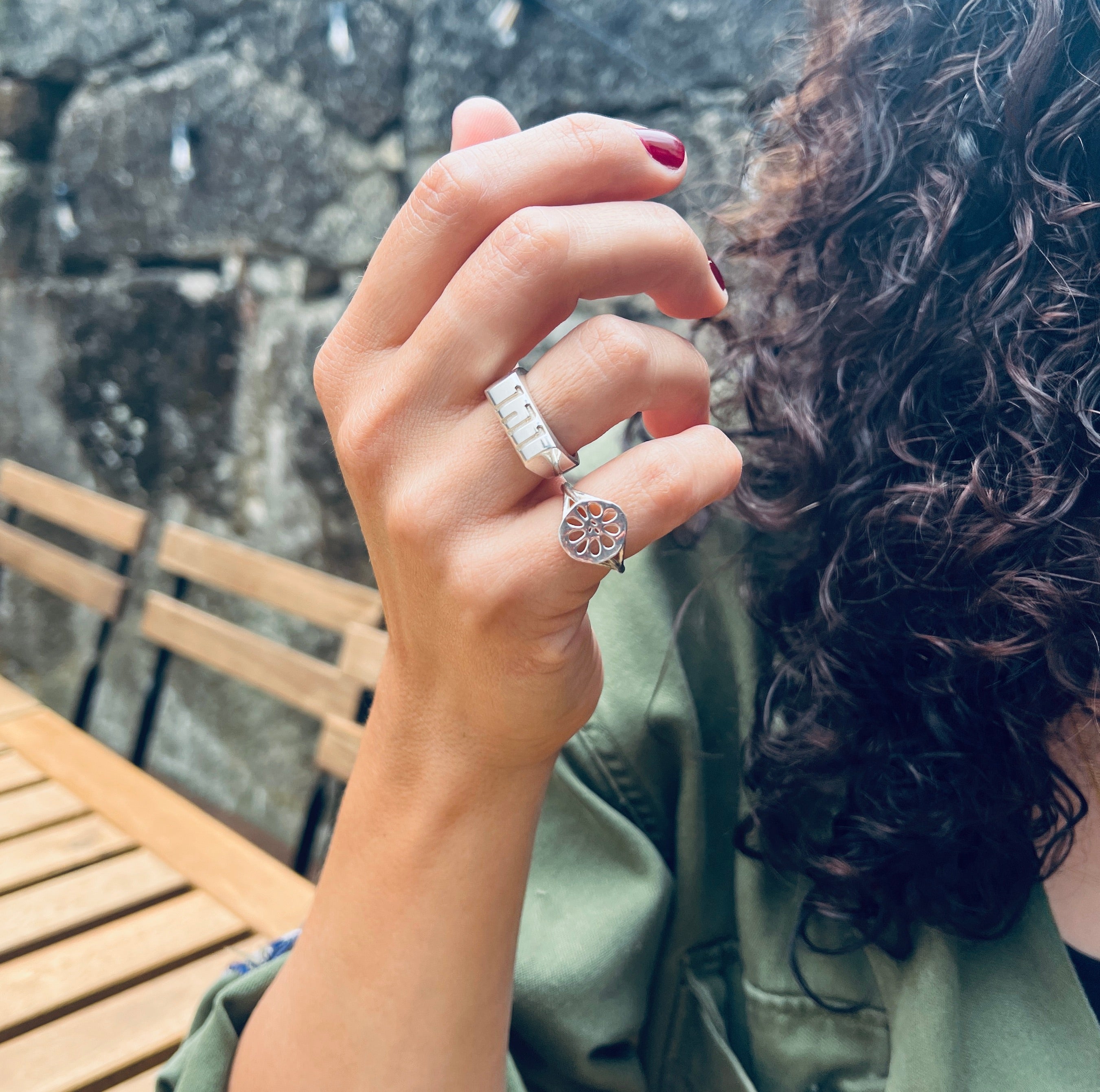 Down To Earth //  Lotus Root Ring