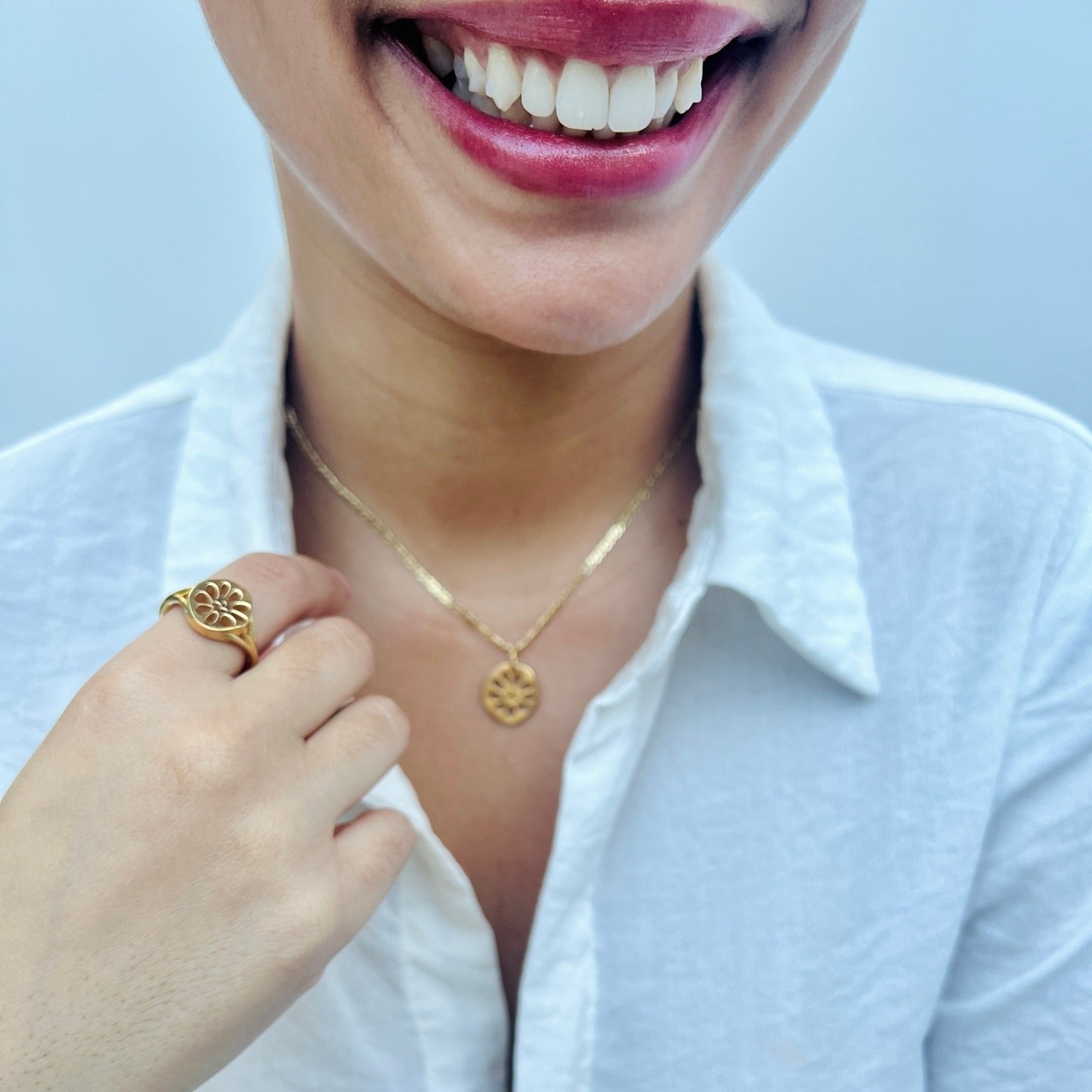Down To Earth //  Lotus Root Ring
