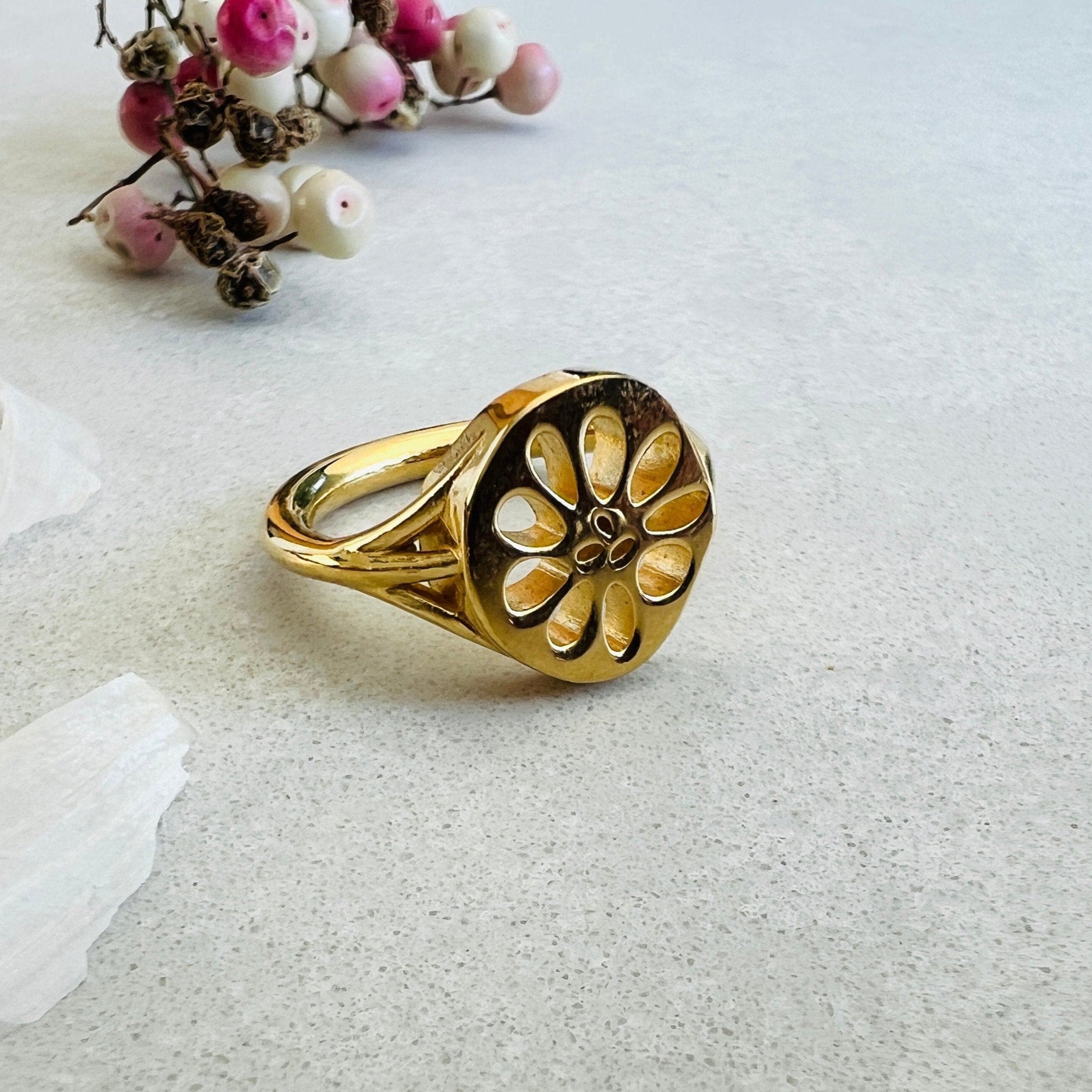Down To Earth //  Lotus Root Ring