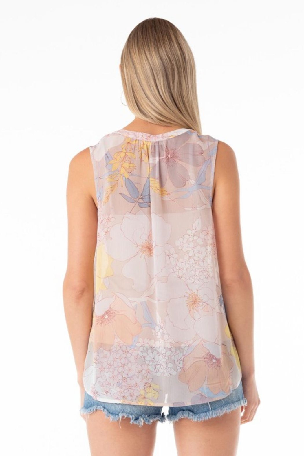 Button-Up Floral Top