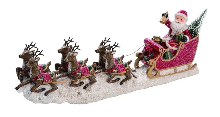 Reindeer with Santas Sleigh