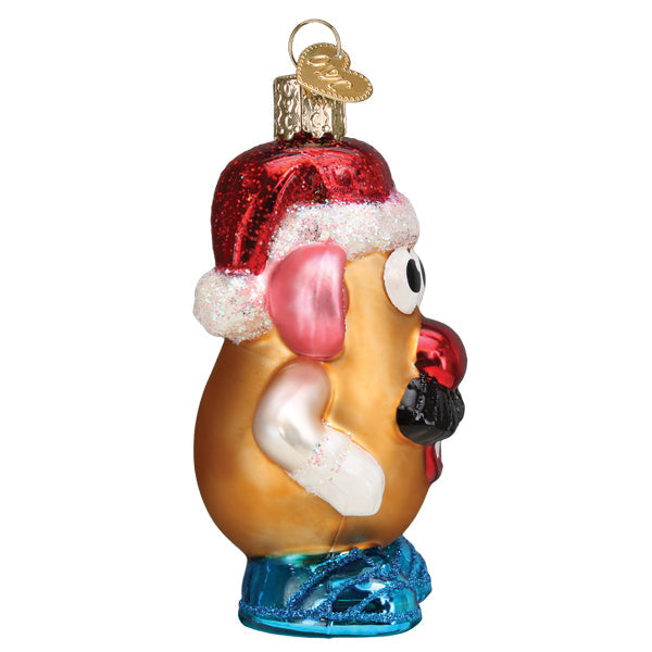 Mr Potato Head Glass Ornament
