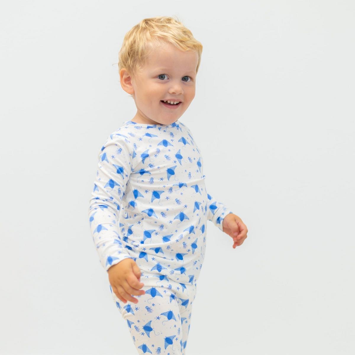 Big Kid Pajama - Stingray Blue