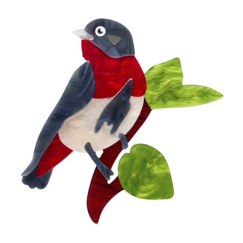Mabel the Mistletoebird Brooch by Erstwilder