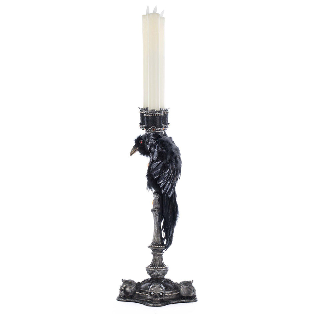 Macabre Crow Candelabra by Katherine's Collection