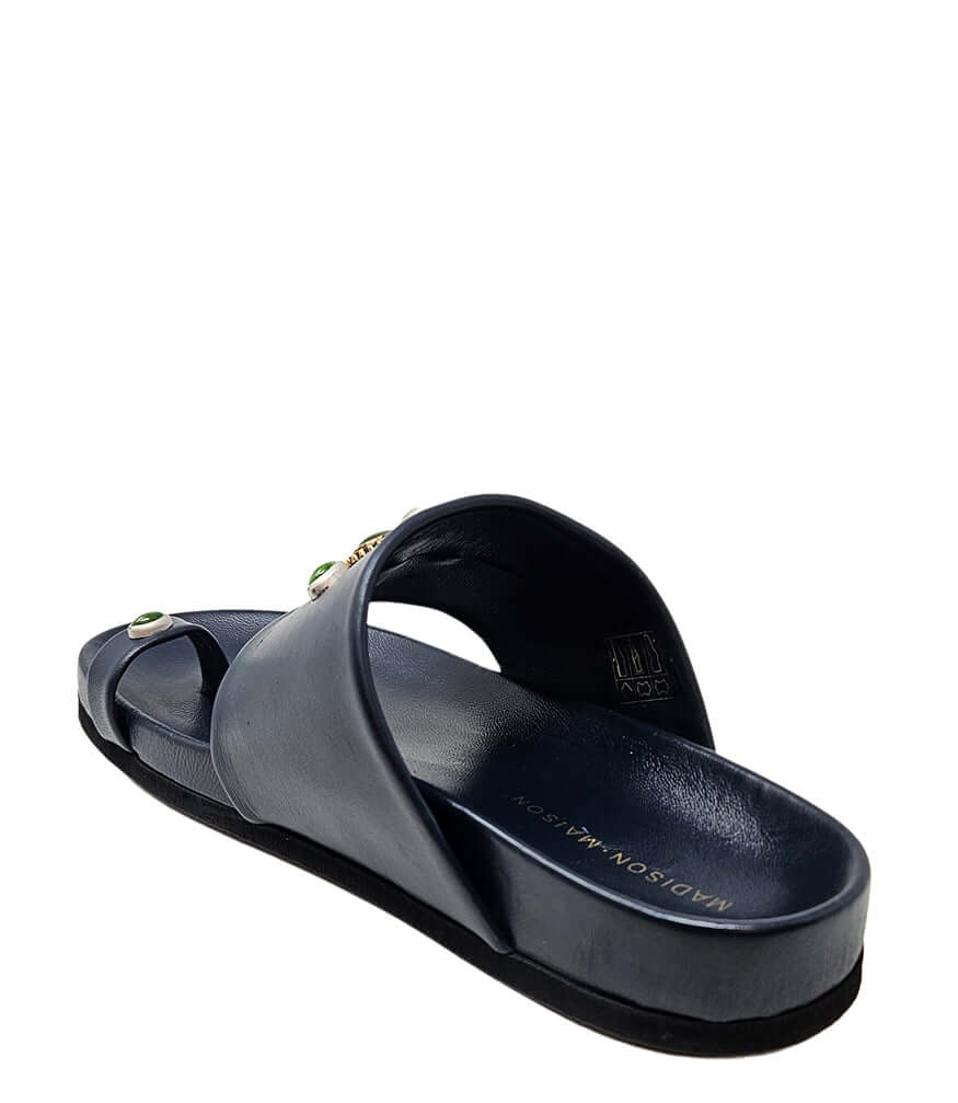 Tyche Navy Toe Ring Sandal