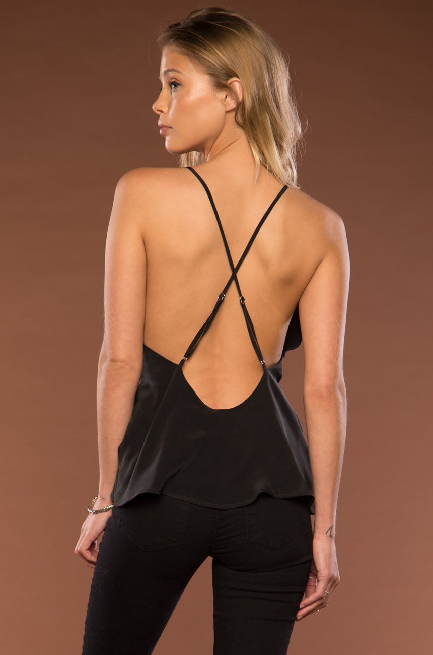 Marlboro Tank | Black | Steel Blue | Champagne