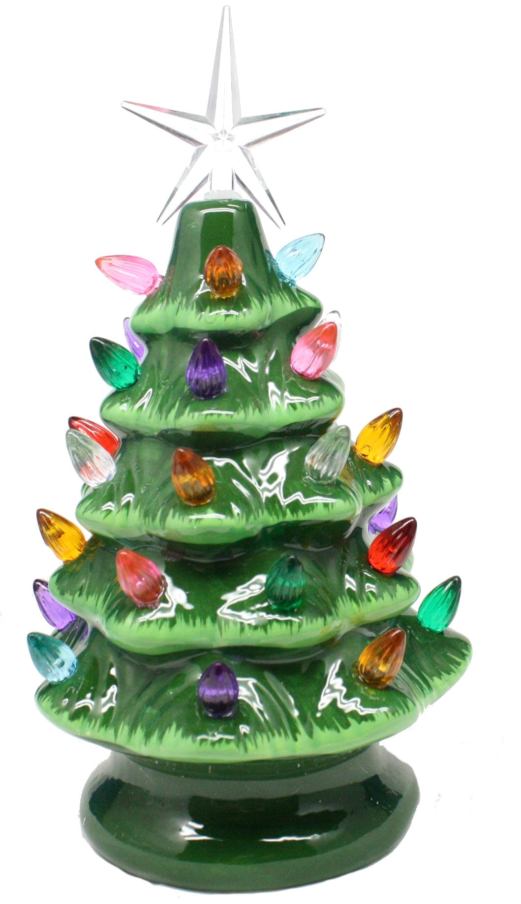 Battery Operated Ceramic Light-Up Tree