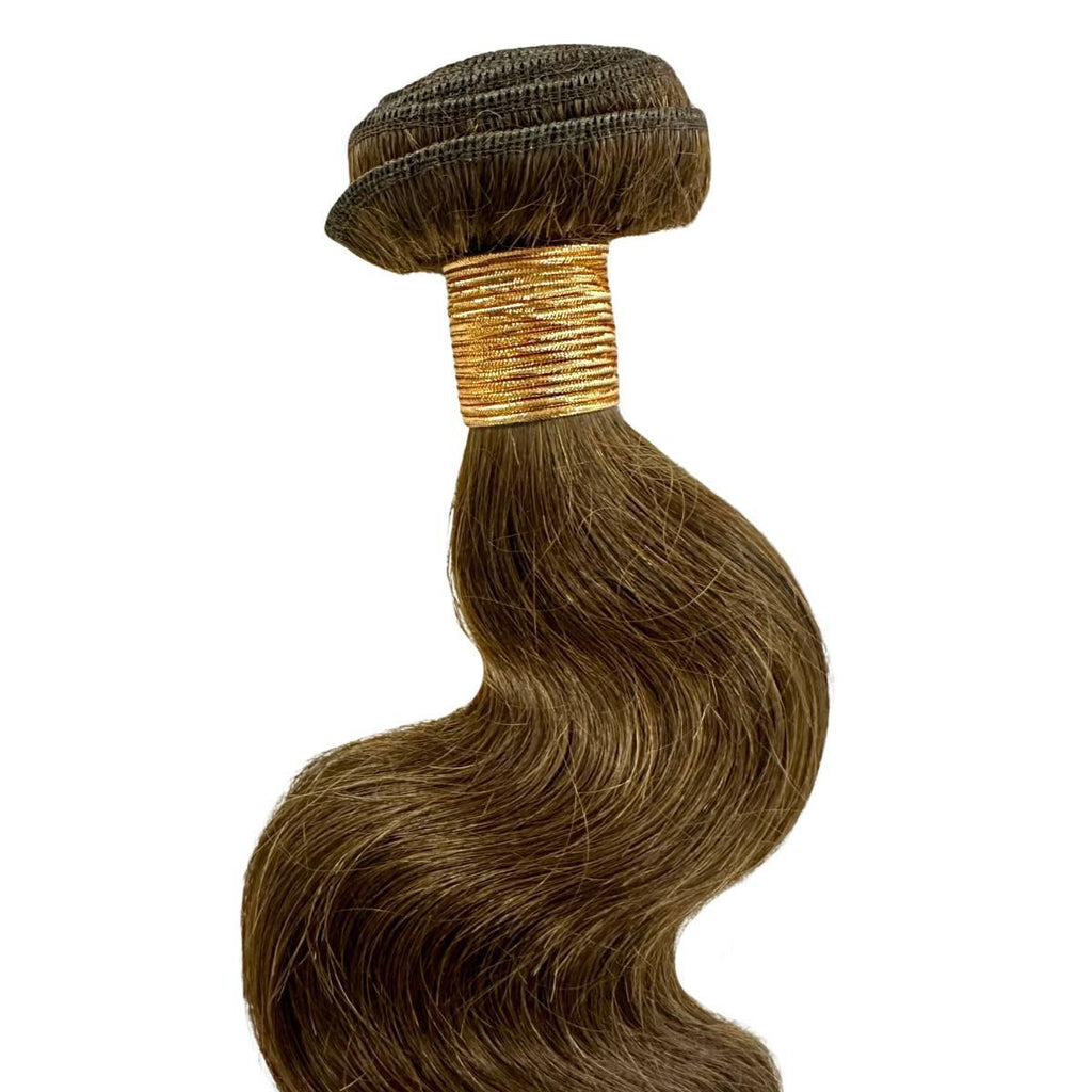 Medium Brown Body Wave 100% Human Hair Bundles