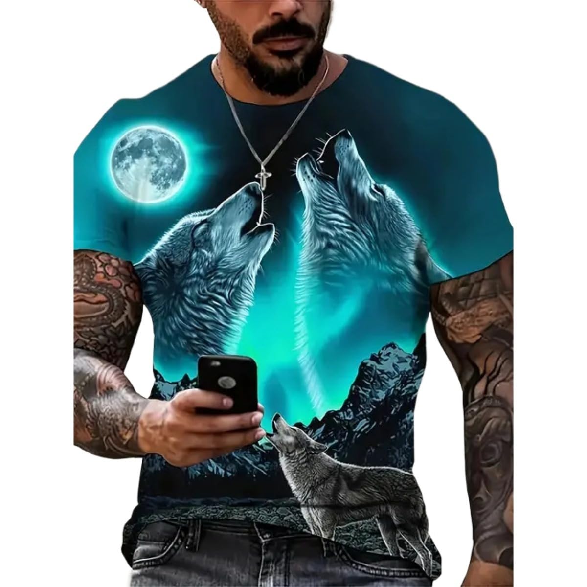 Men's New Summer Comfortable Joker, Loose Short-Sleeved T-Shirt