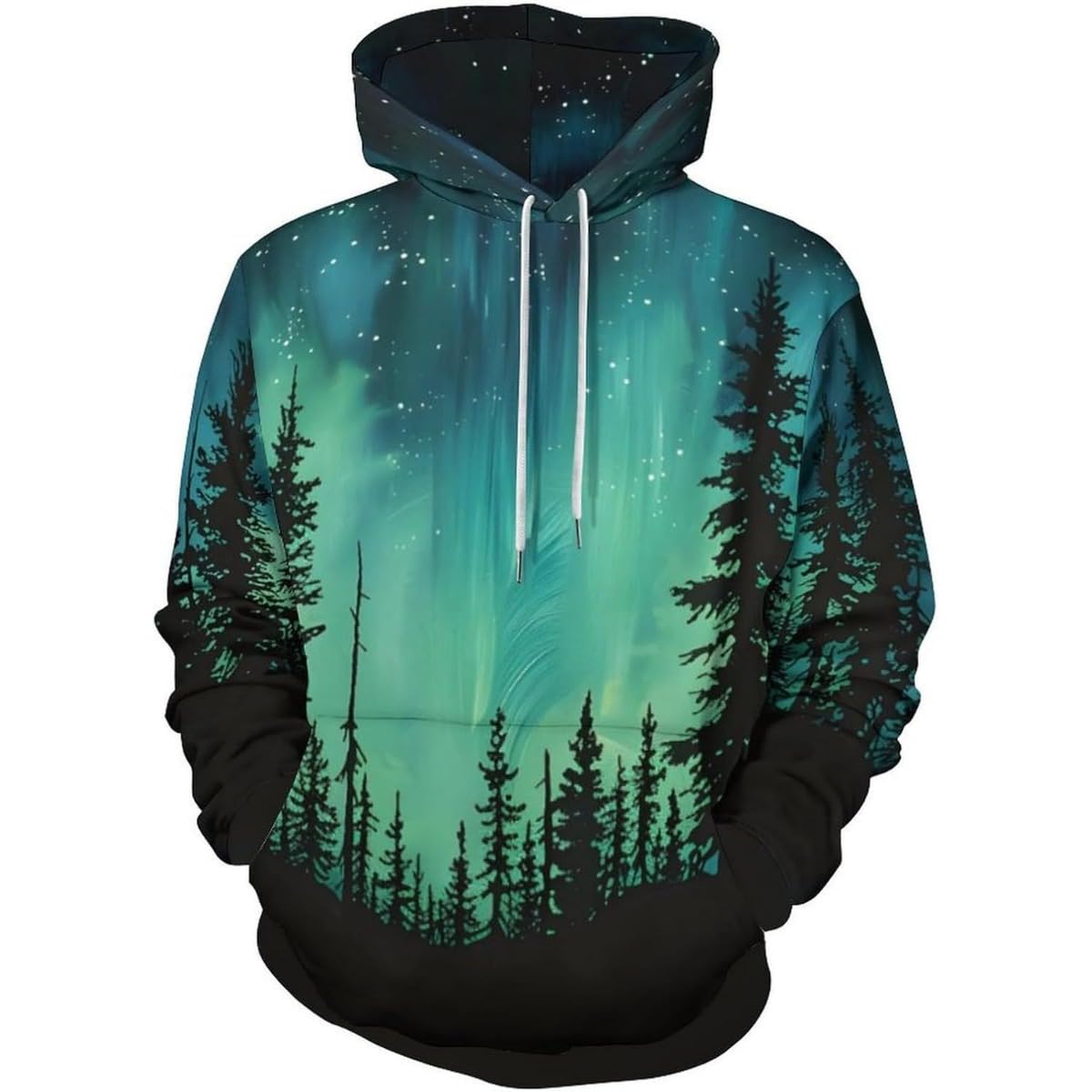 Men's Printed 3D Color Star Sweaters Series Fashion Hoodies