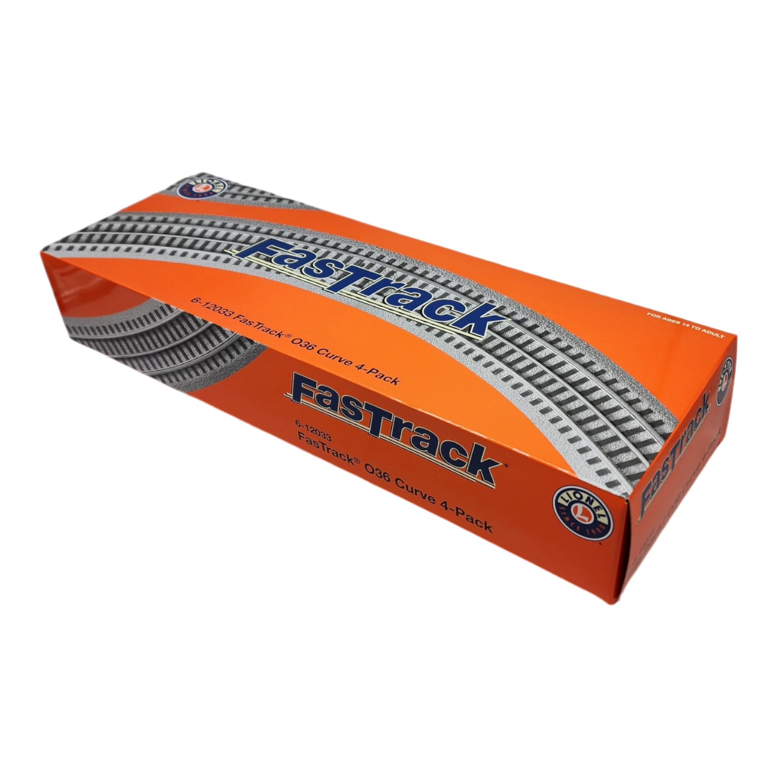 O-Gauge FasTrack  O36 Curve - 4 Pack