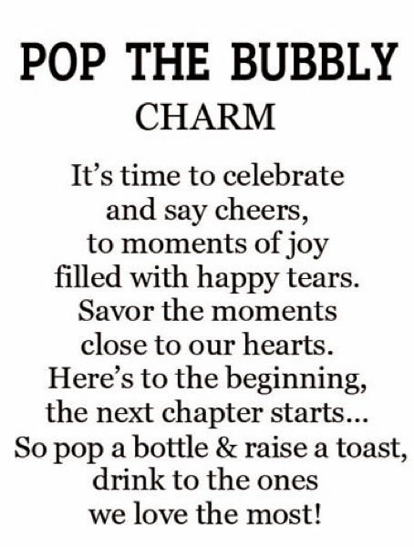 Pop the Bubbly Charm