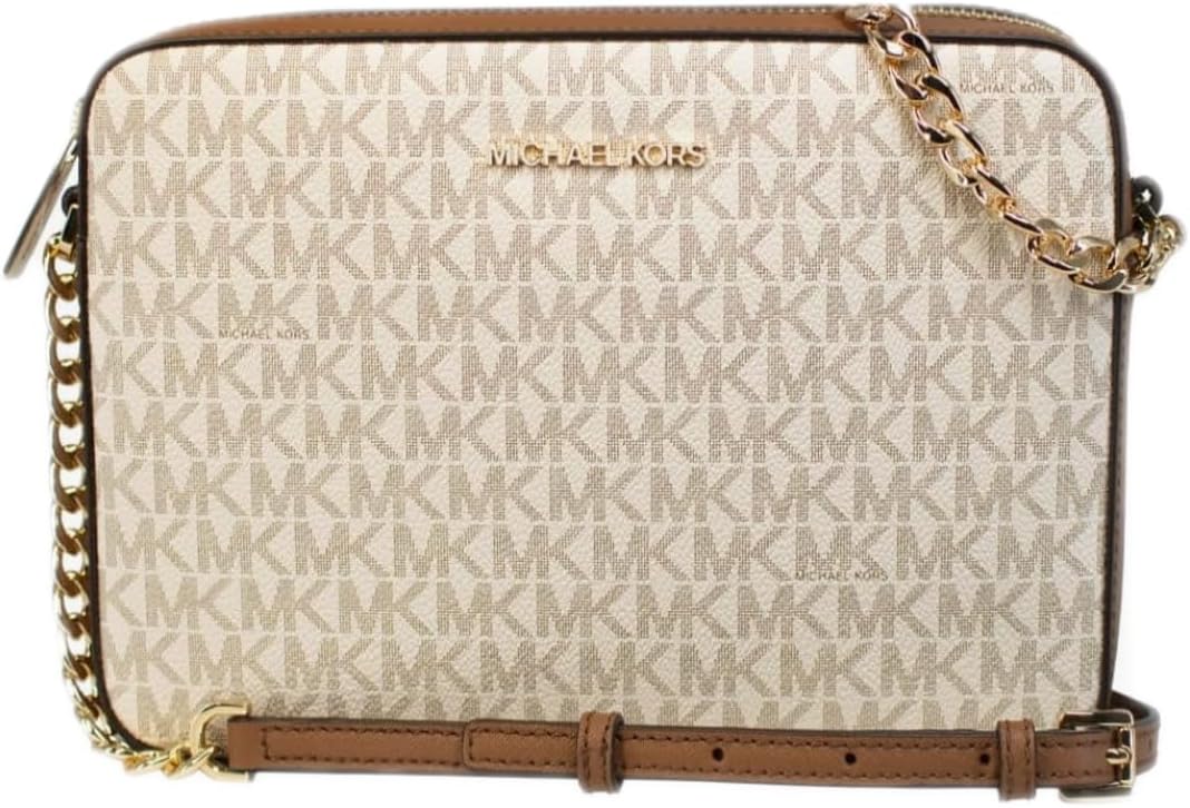 Michael Kors East West Jet Set Large Logo Crossbody Bag