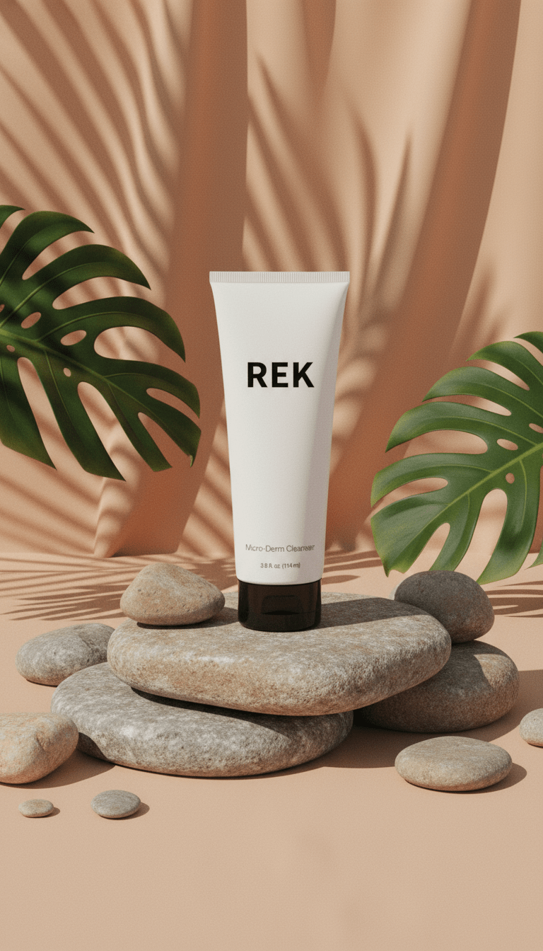 Micro-Derm Cleanser – Exfoliating & Renewing | REK Cosmetics
