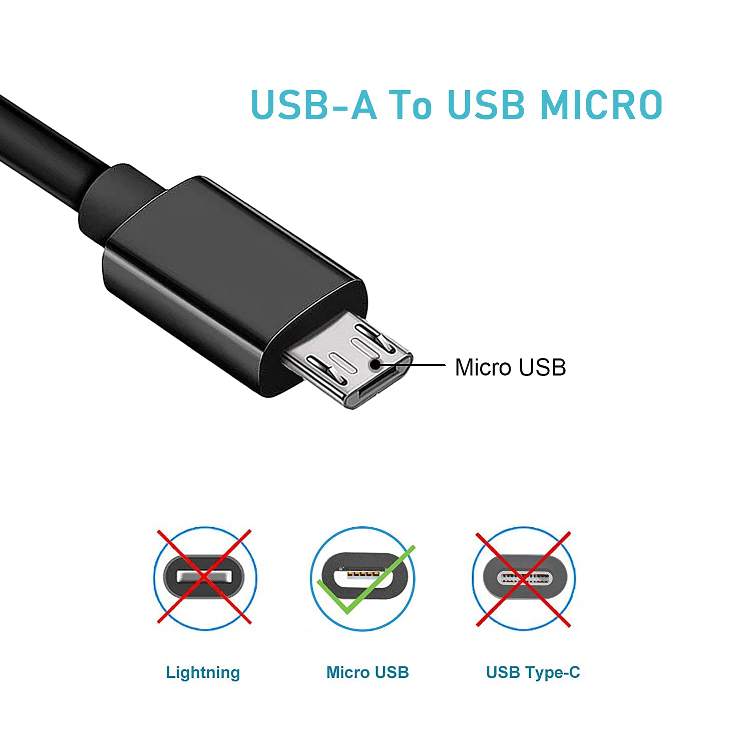 Micro USB Cable,[10ft3Pack] by Ailun,High Speed 2.0 USB A Male to Micro USB Sync & Charging Nylon Braided Cable for Android Smartphone Tablets Wall and Car Charger Connection[Silver&Blackwhite]