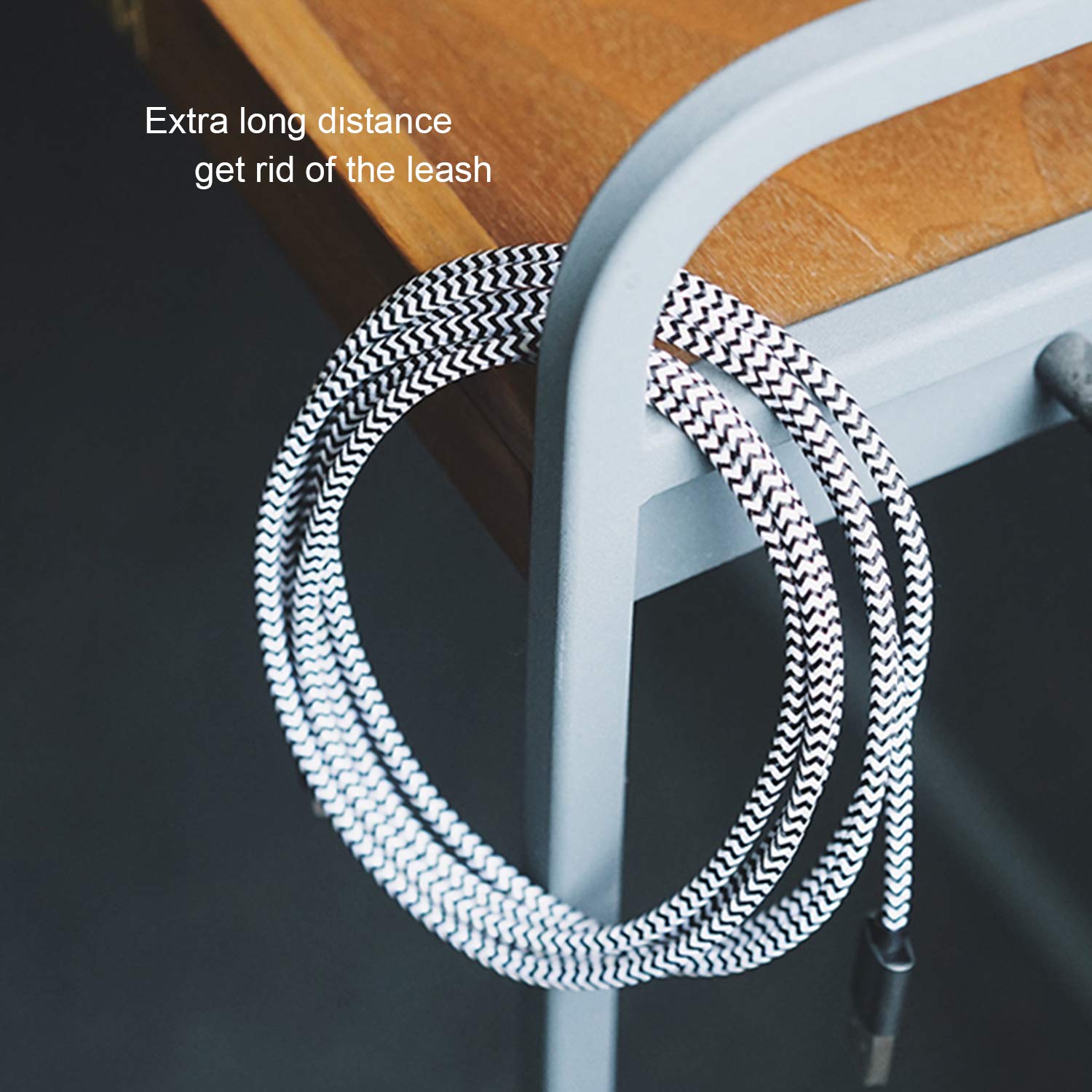 Micro USB Cable,[10ft3Pack] by Ailun,High Speed 2.0 USB A Male to Micro USB Sync & Charging Nylon Braided Cable for Android Smartphone Tablets Wall and Car Charger Connection[Silver&Blackwhite]