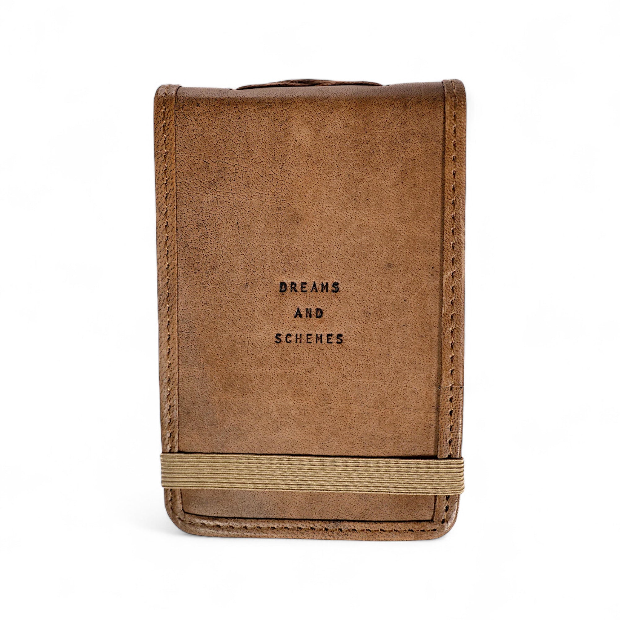 Mini Leather Journal – Dreams and Schemes