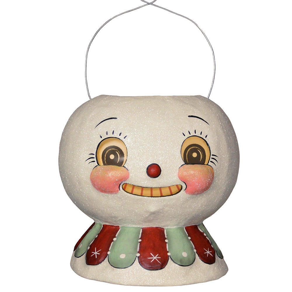 Minty Beau Snow Glow Lantern Bucket