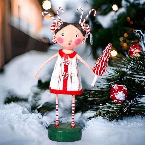 Minty Fresh Christmas Figurine by Lori Mitchell