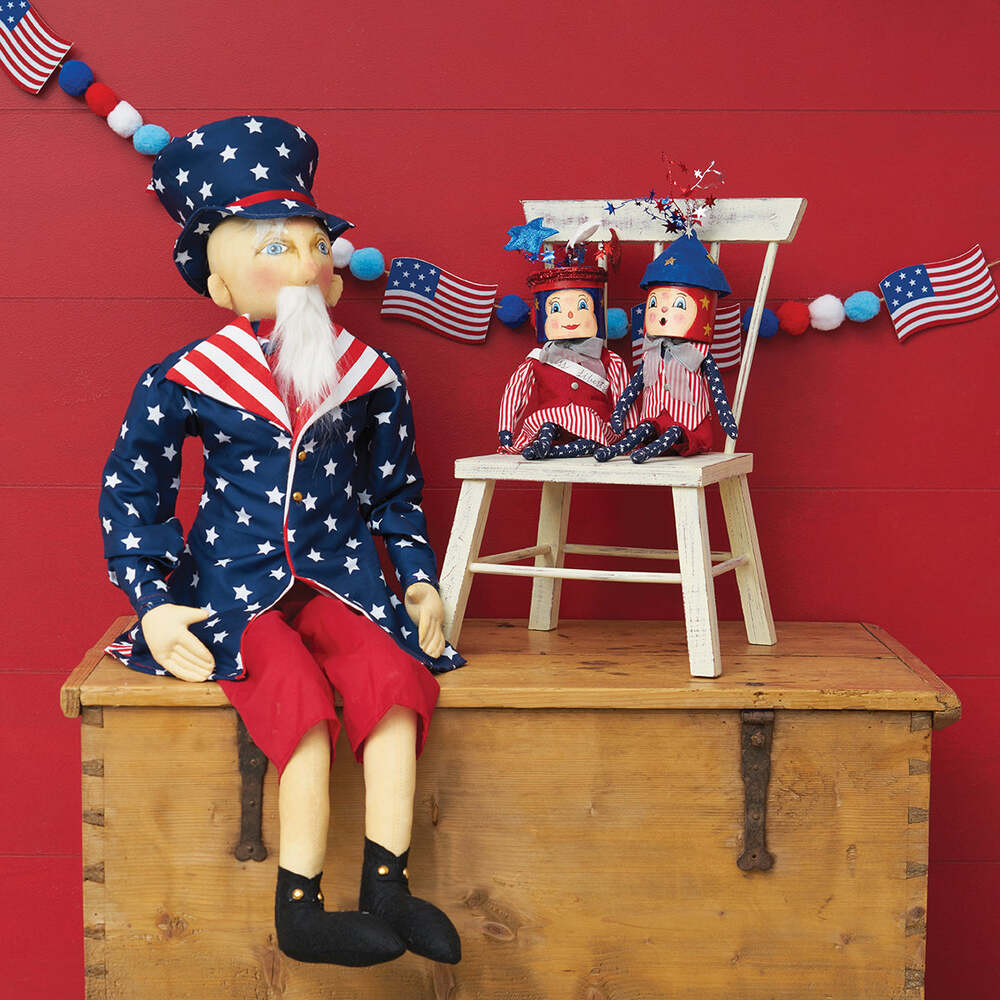 Miss Liberty Gathered Traditions Art Doll by Joe Spencer