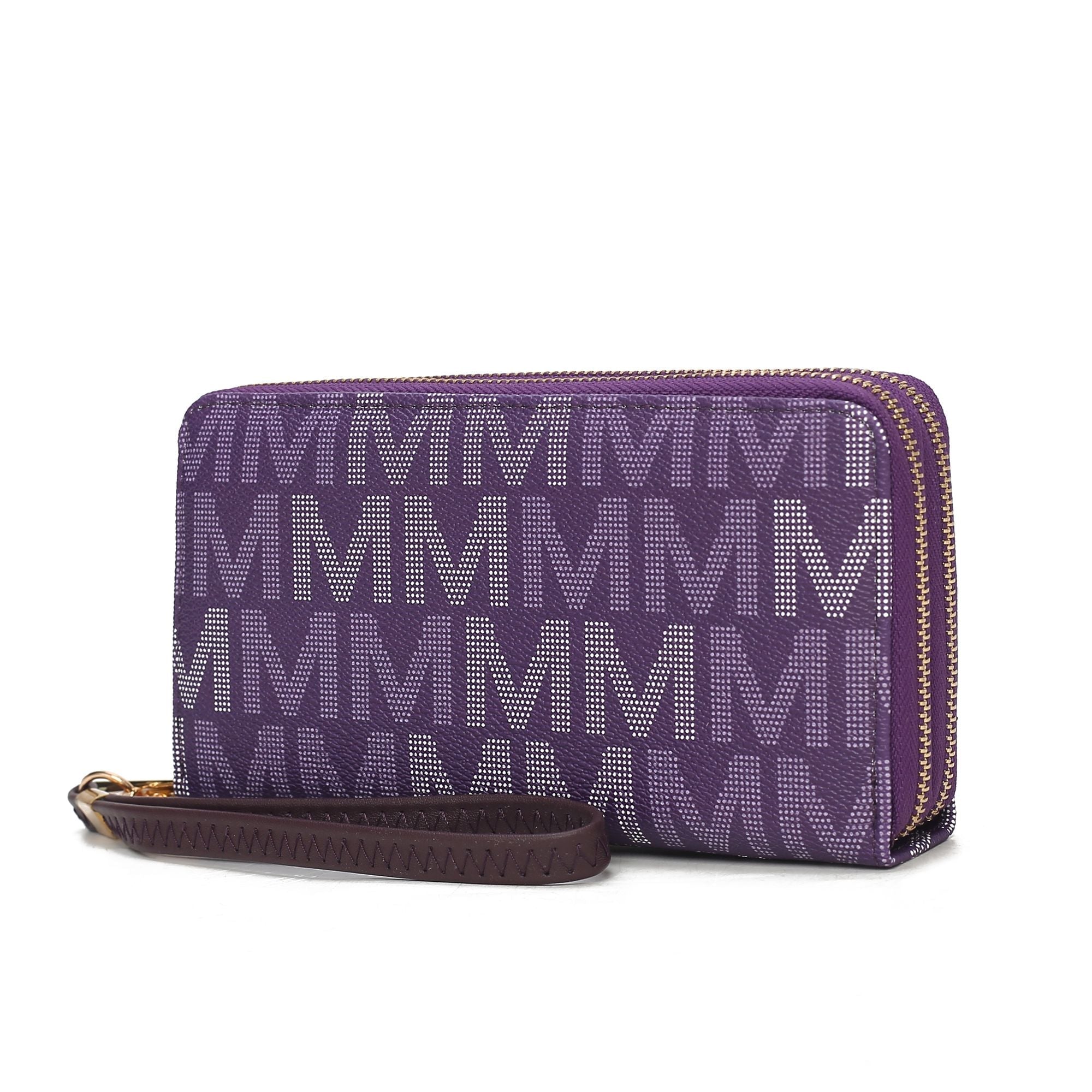 MKF Collection Hofstra M Signature Wallet Wristlet by Mia k