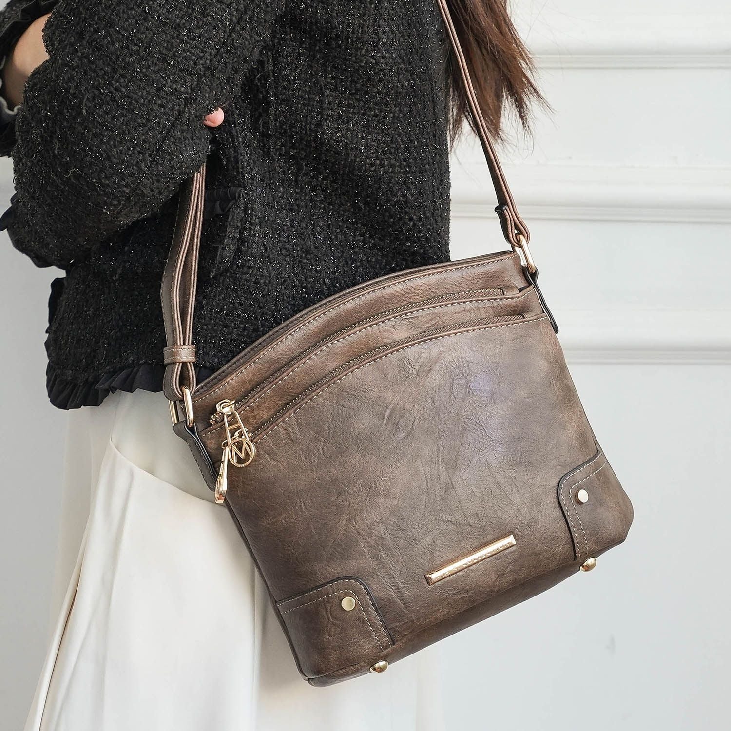 MKF Collection Kenya Fashion Crossbody Women's Shoulder Handbag by Mia K.