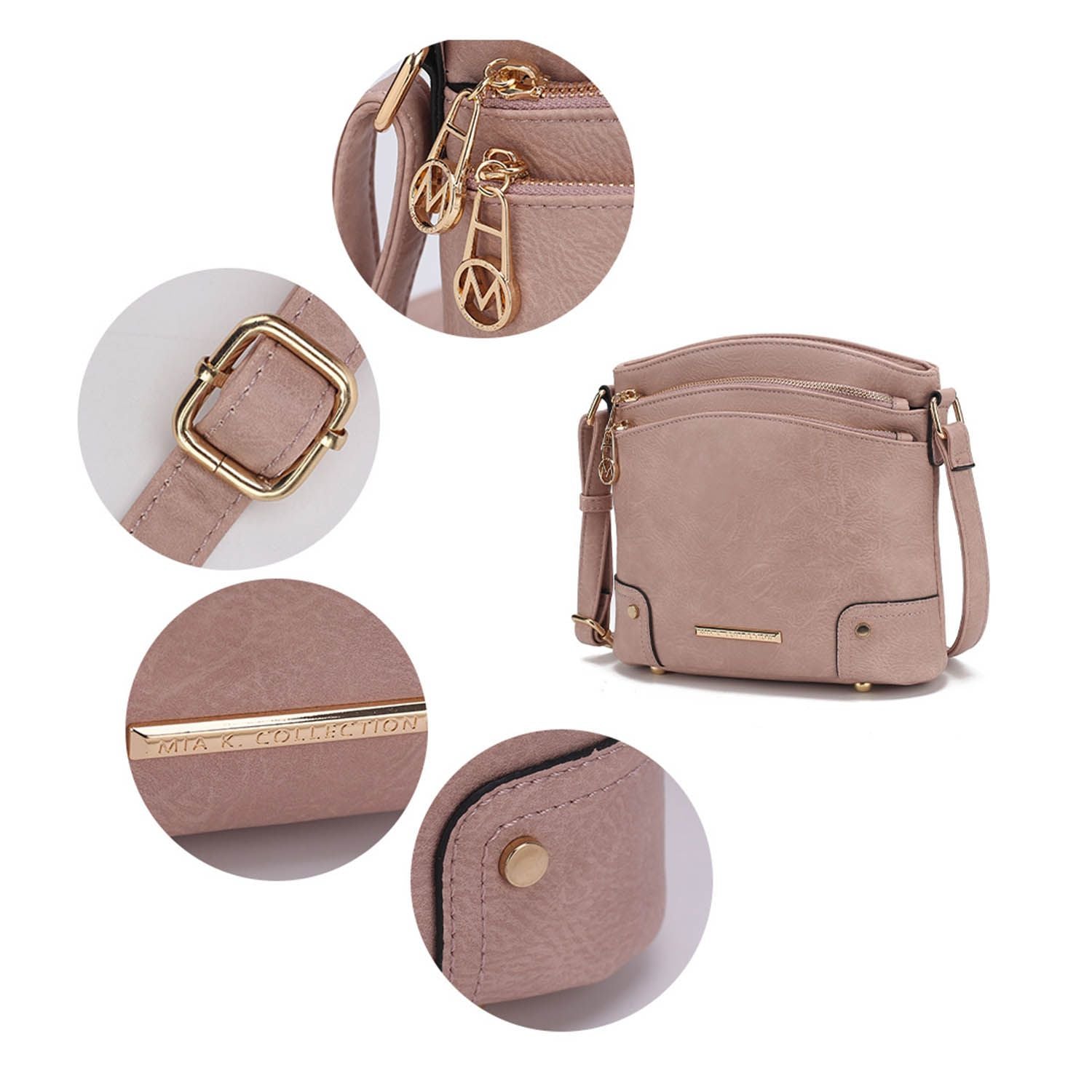 MKF Collection Kenya Fashion Crossbody Women's Shoulder Handbag by Mia K.