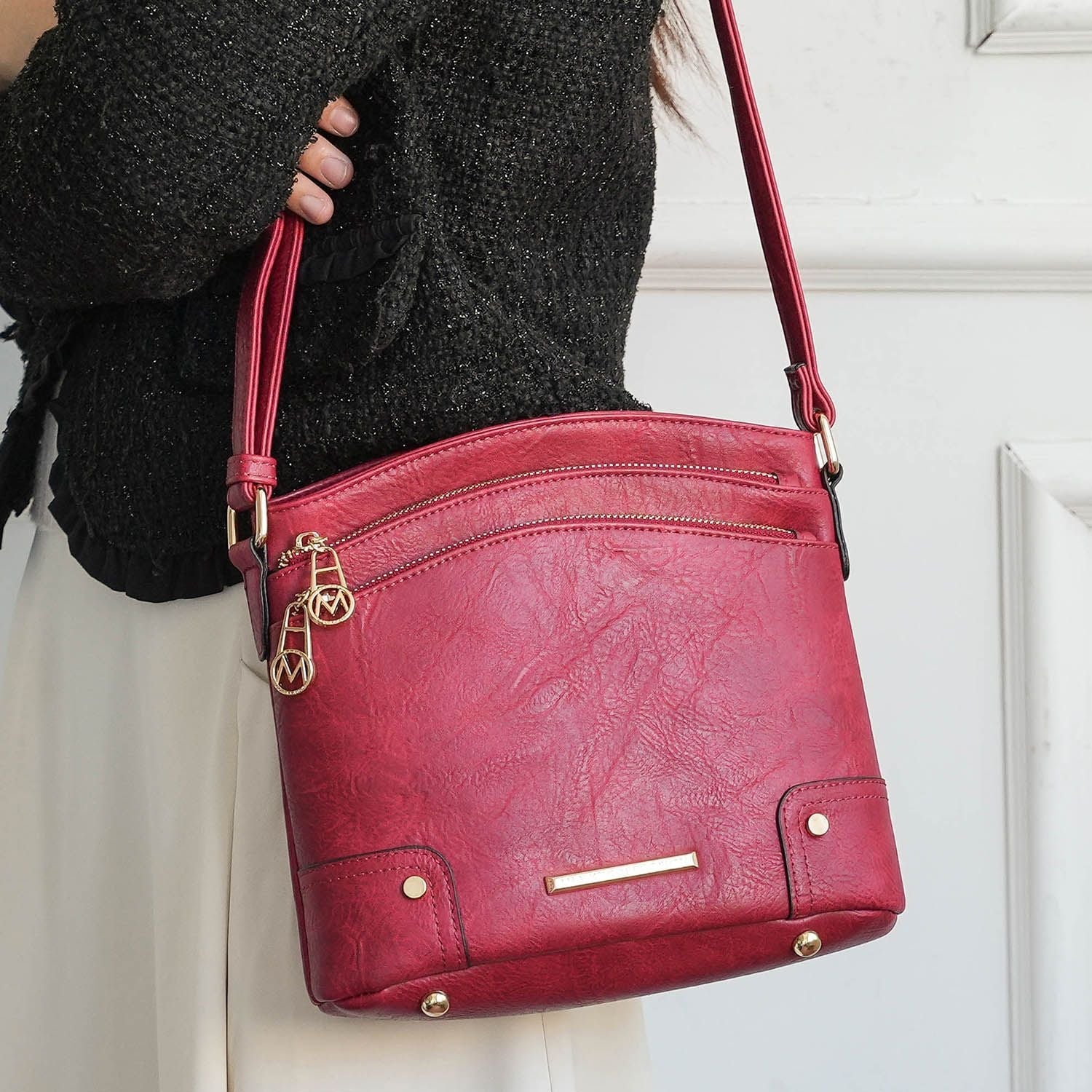 MKF Collection Kenya Fashion Crossbody Women's Shoulder Handbag by Mia K.