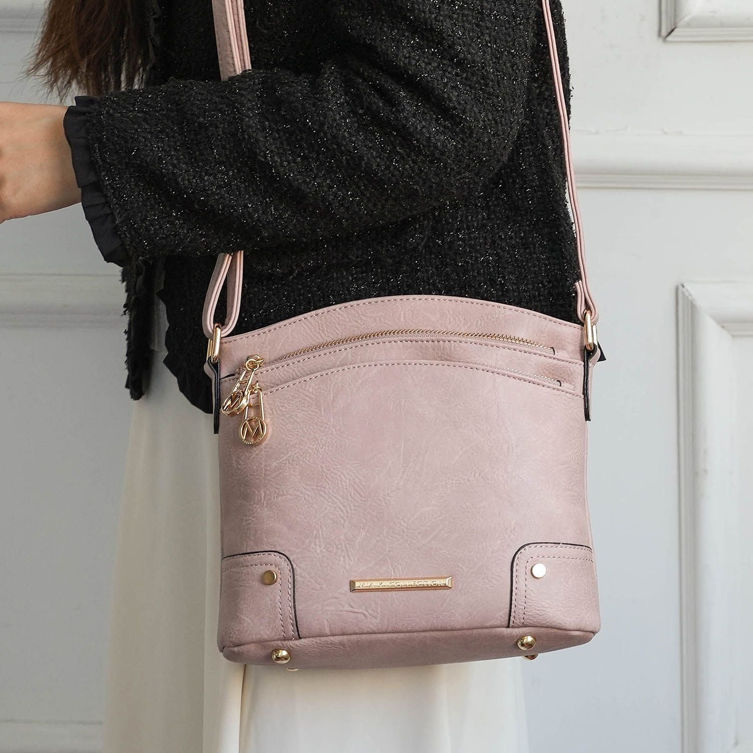 MKF Collection Kenya Fashion Crossbody Women's Shoulder Handbag by Mia K.