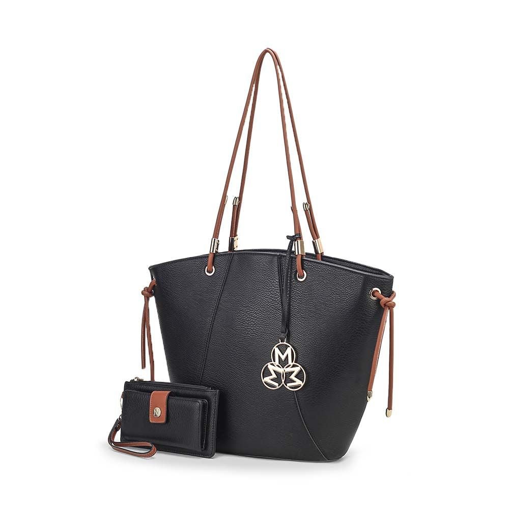 MKF Collection Liv Tote and Wallet Set Fashion Handbag by Mia K.