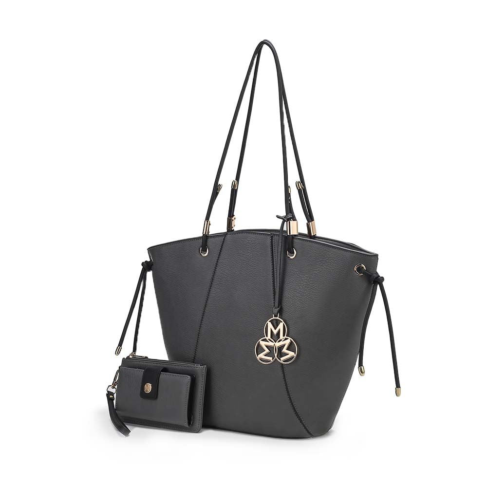 MKF Collection Liv Tote and Wallet Set Fashion Handbag by Mia K.