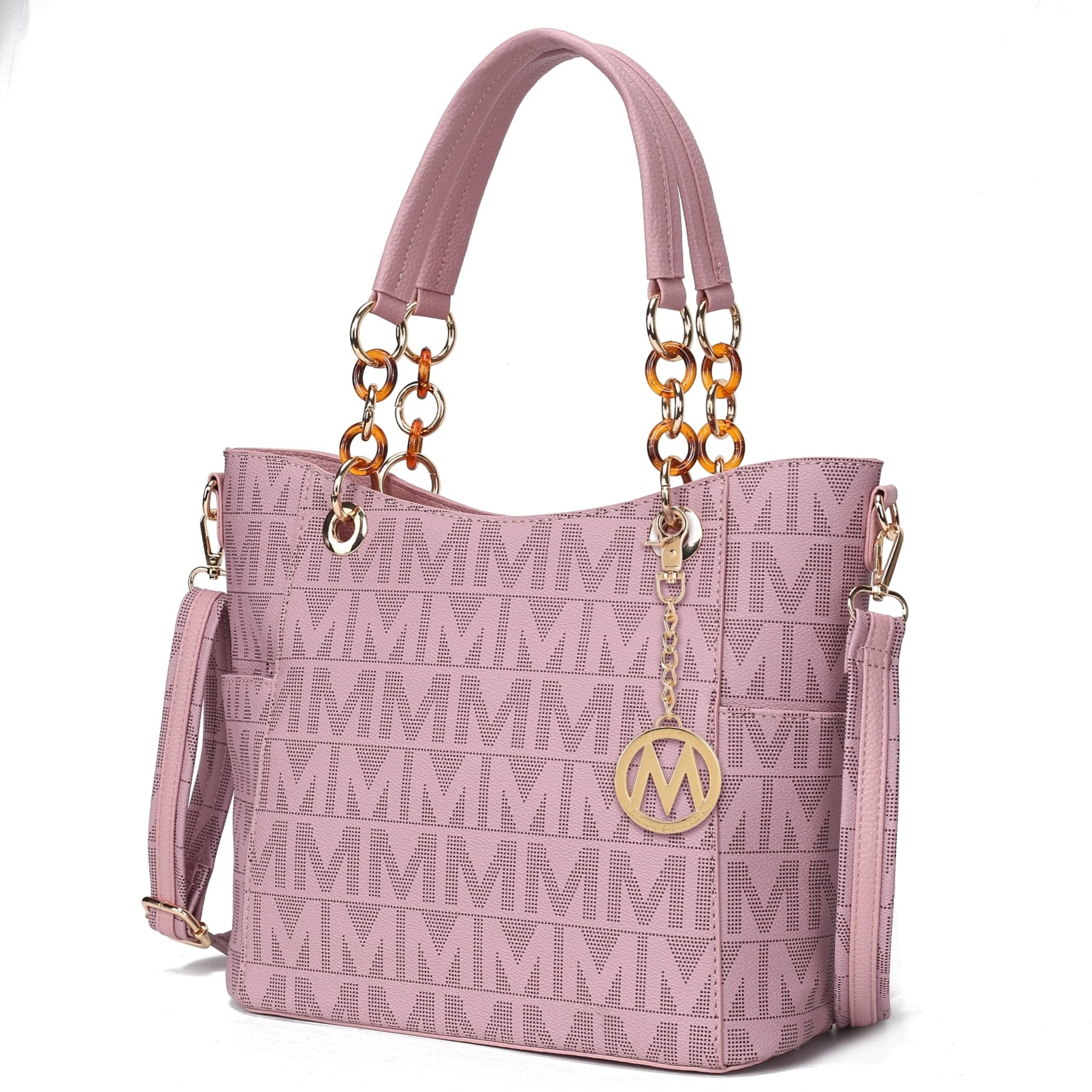 MKF Collection Shoulder Bag for Women, Vegan Leather Handbag Purse Top-Handle Crossbody Bag Tote Bag by Mia K