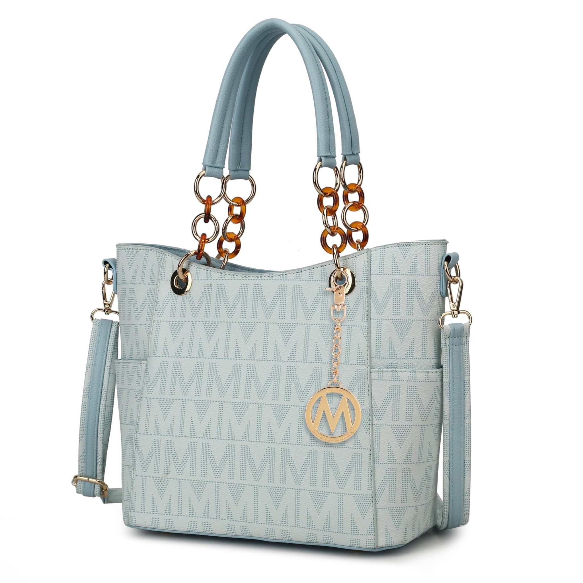 MKF Collection Shoulder Bag for Women, Vegan Leather Handbag Purse Top-Handle Crossbody Bag Tote Bag by Mia K