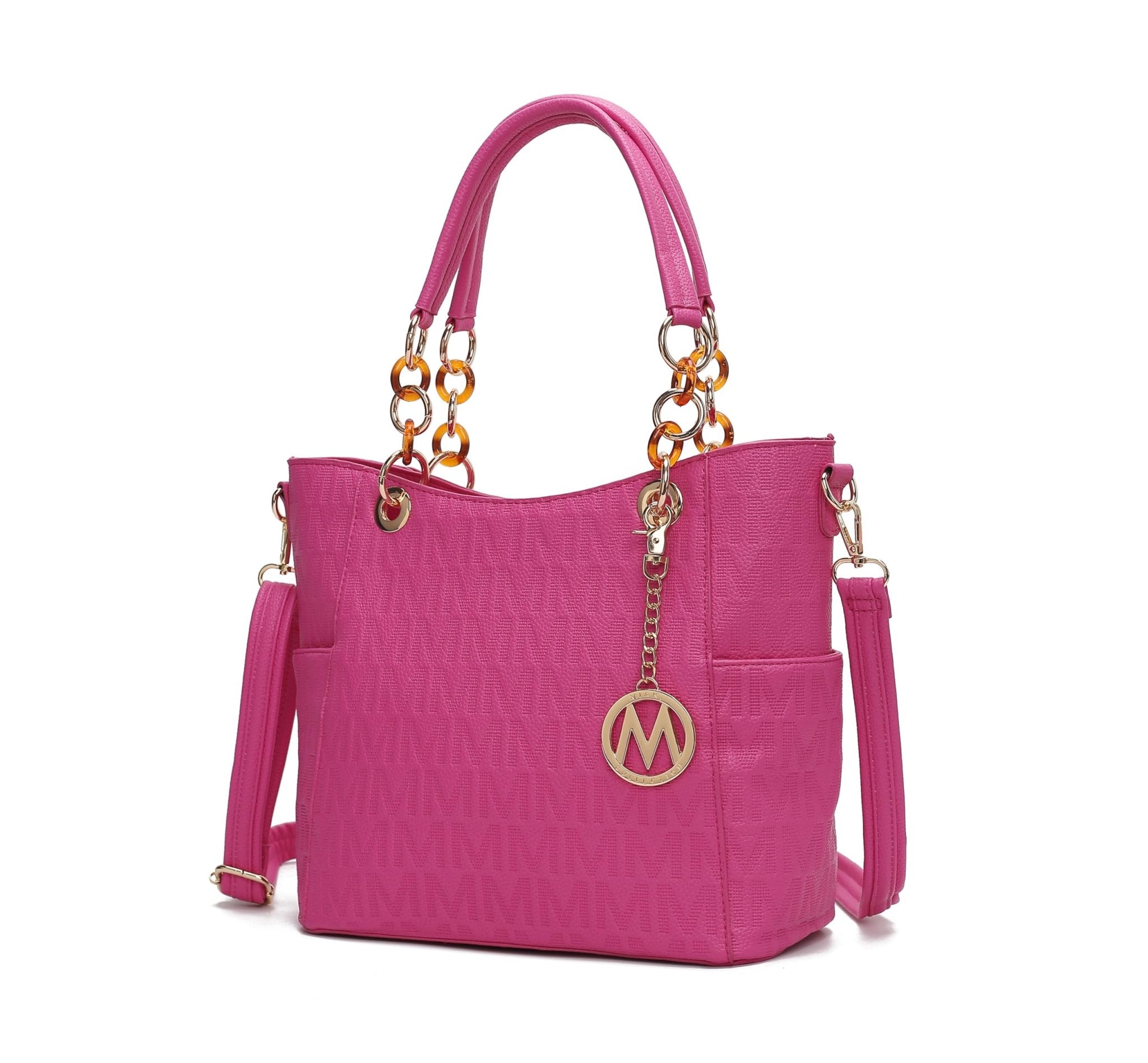 MKF Collection Shoulder Bag for Women, Vegan Leather Handbag Purse Top-Handle Crossbody Bag Tote Bag by Mia K