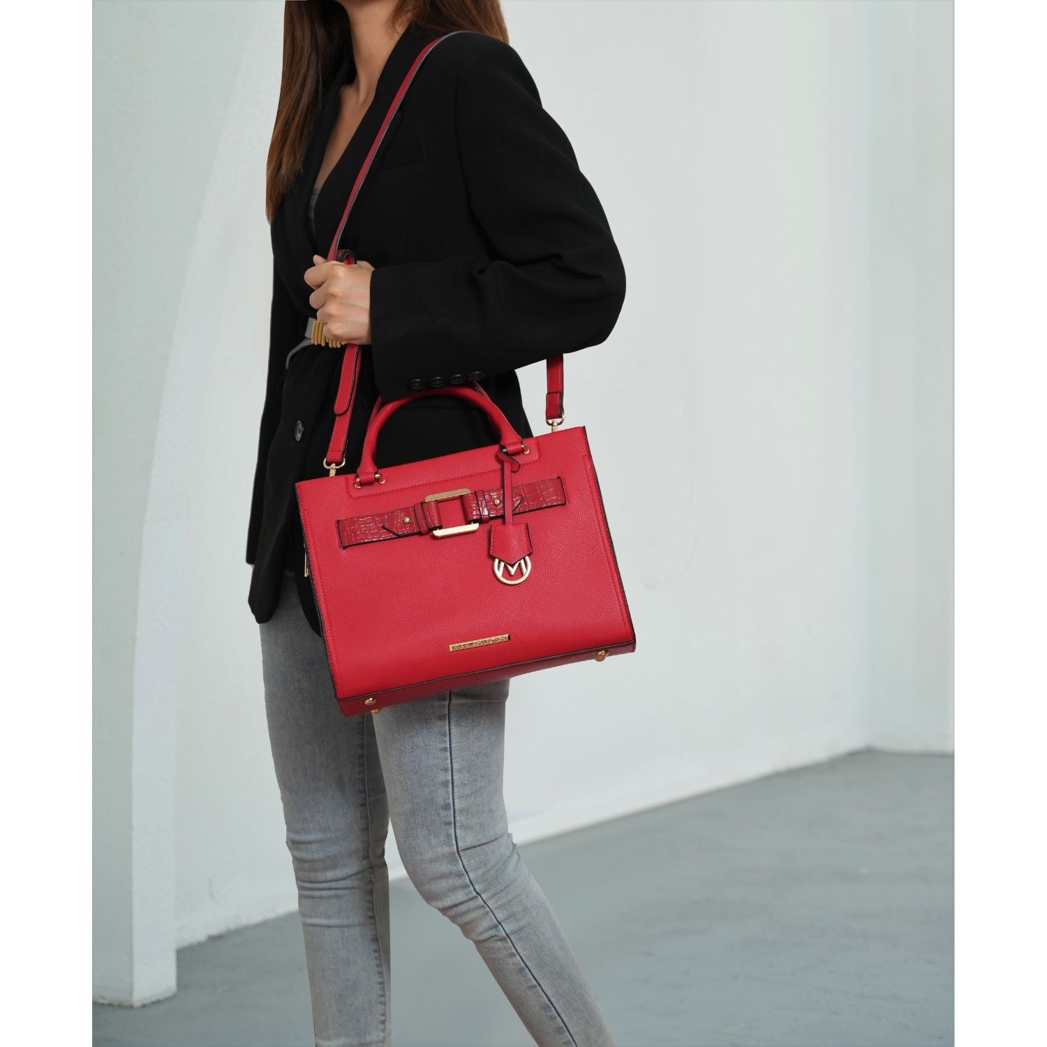 MKF Collection Virginia Vegan Leather Women Tote Bag with Wallet by Mia K