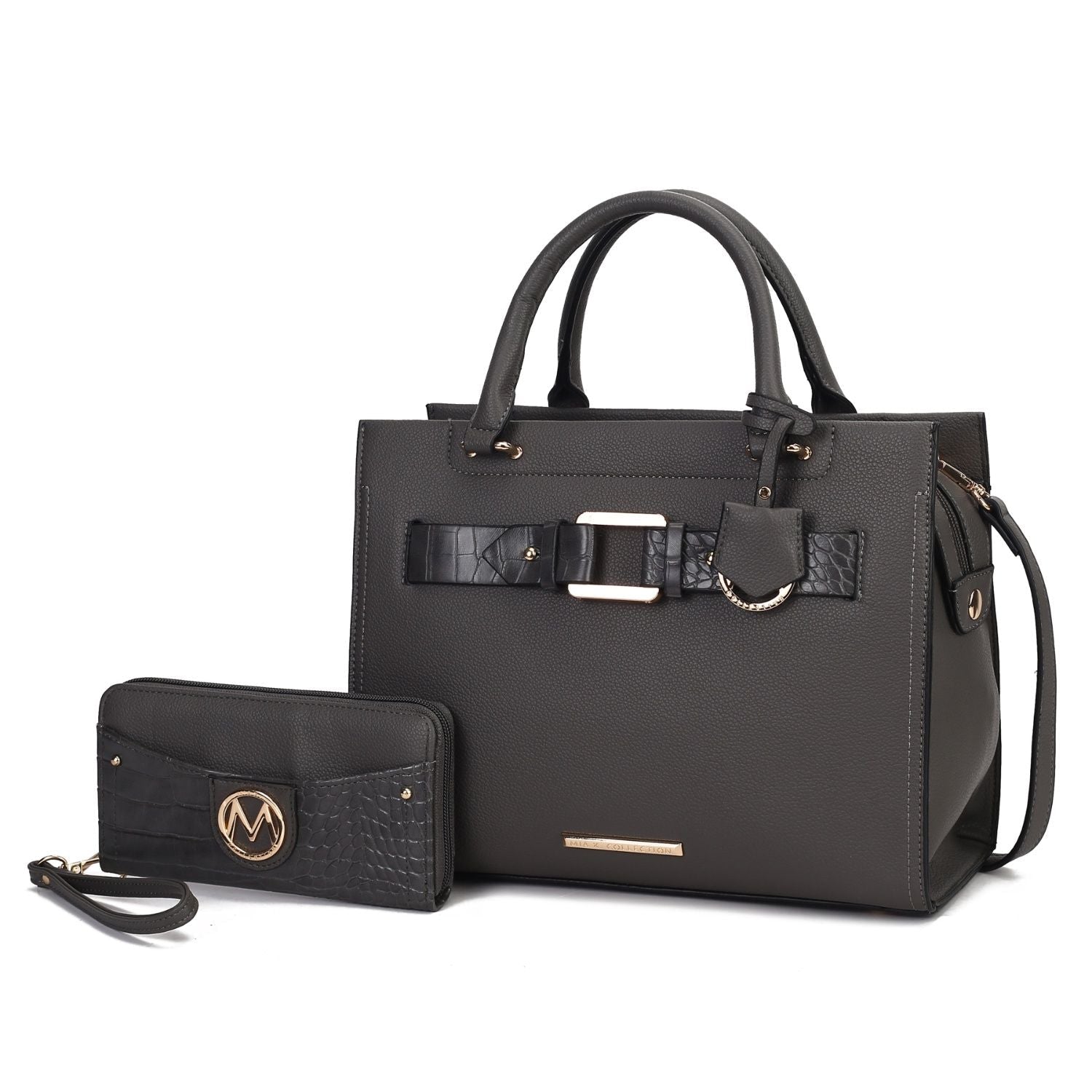 MKF Collection Virginia Vegan Leather Women Tote Bag with Wallet by Mia K