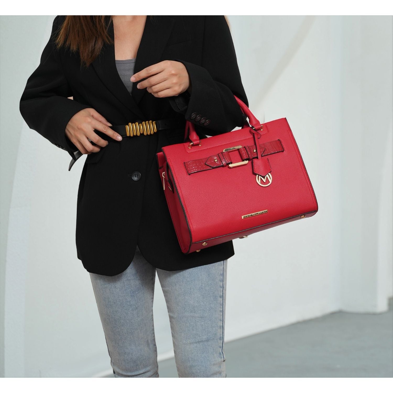 MKF Collection Virginia Vegan Leather Women Tote Bag with Wallet by Mia K