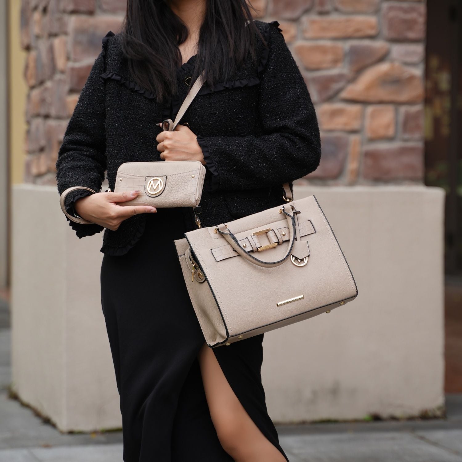 MKF Collection Virginia Vegan Leather Women Tote Bag with Wallet by Mia K