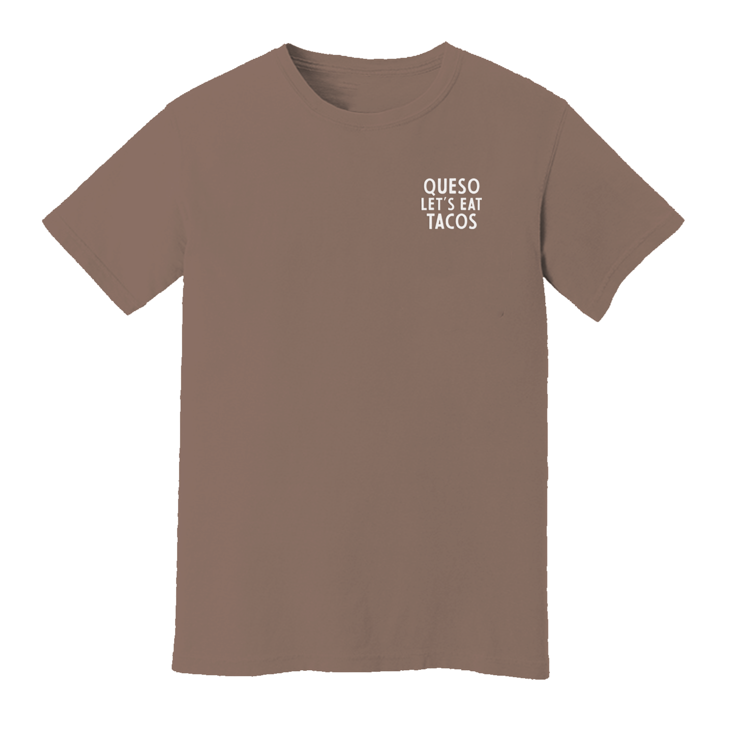 Queso Let's Eat Tacos Washed Tee