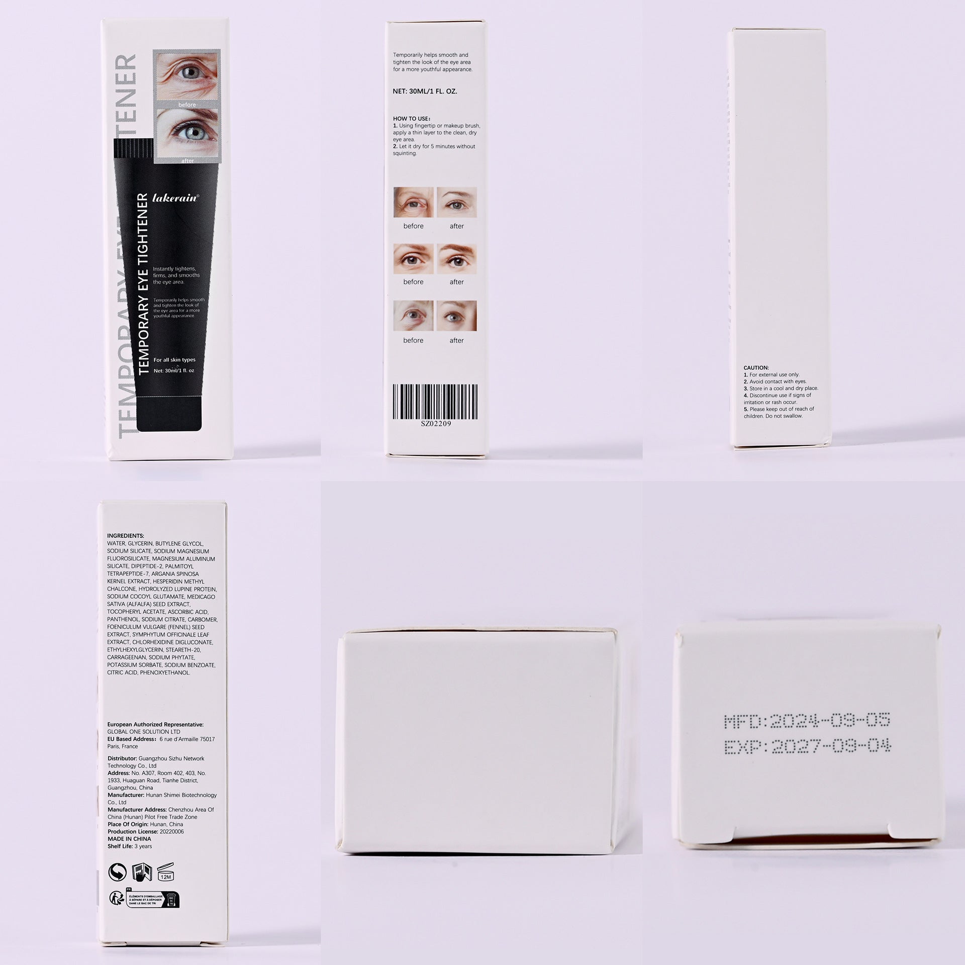 Moisturizing Instant Eye Tight Eye Cream