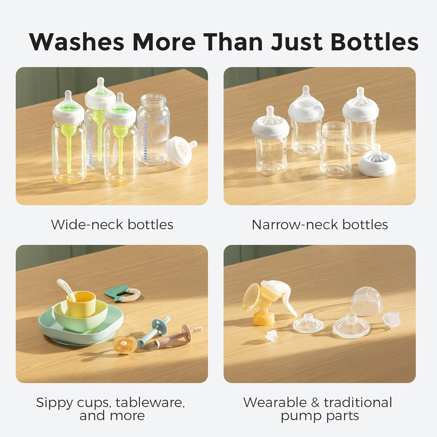 Momcozy KleanPal Pro Baby Bottle Washer, Sterilizer & Dryer - All-in-One Cleaning Machine for Bottles, Pump Parts & Baby Essentials - Time-Saving & Effortless Care