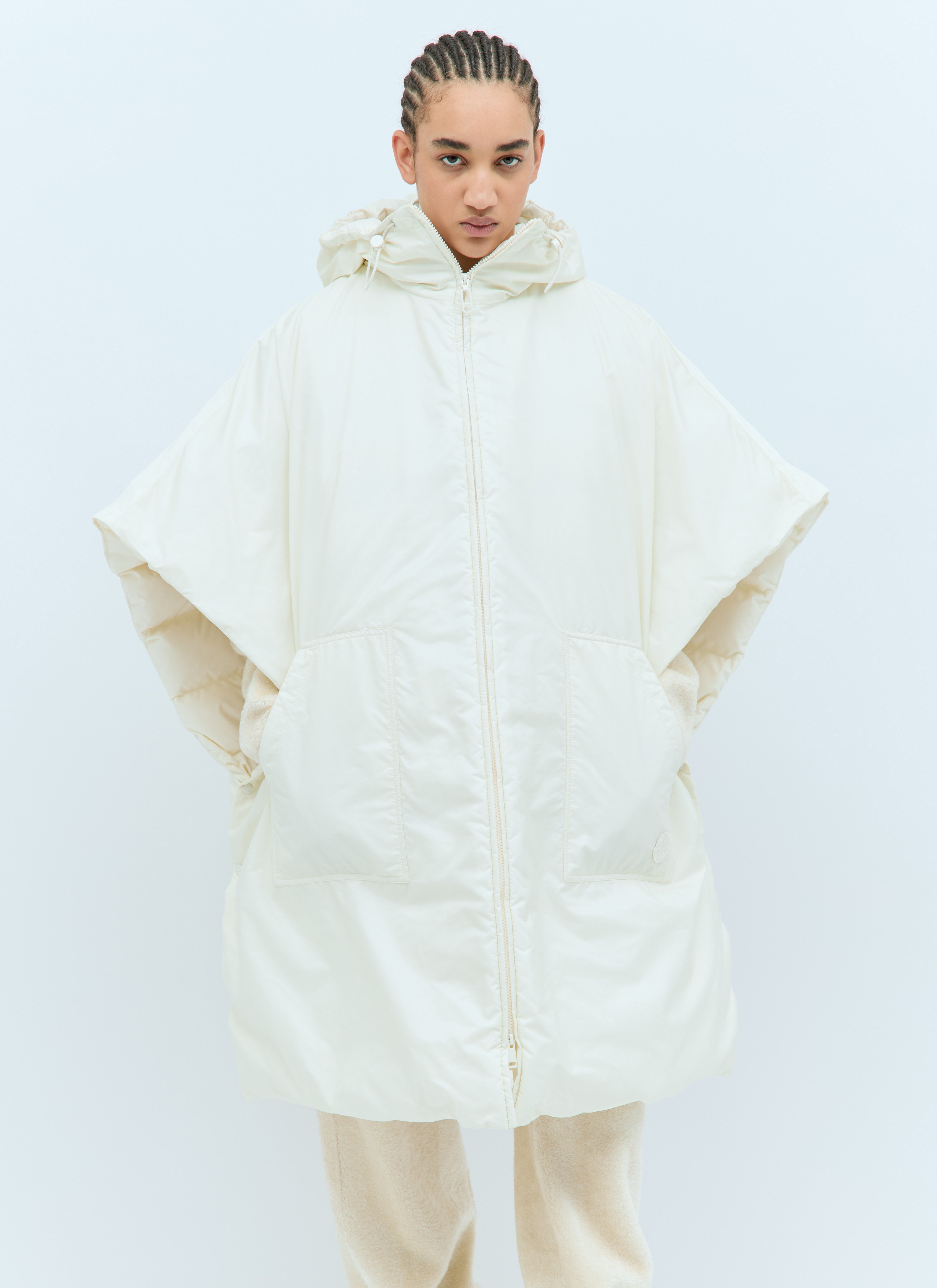 Moncler Women Hooded Padded Cape
