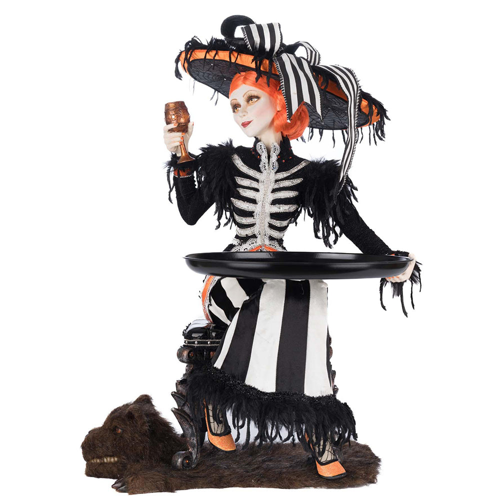 Mrs. Macabre with Serving Tray by Katherine's Collection