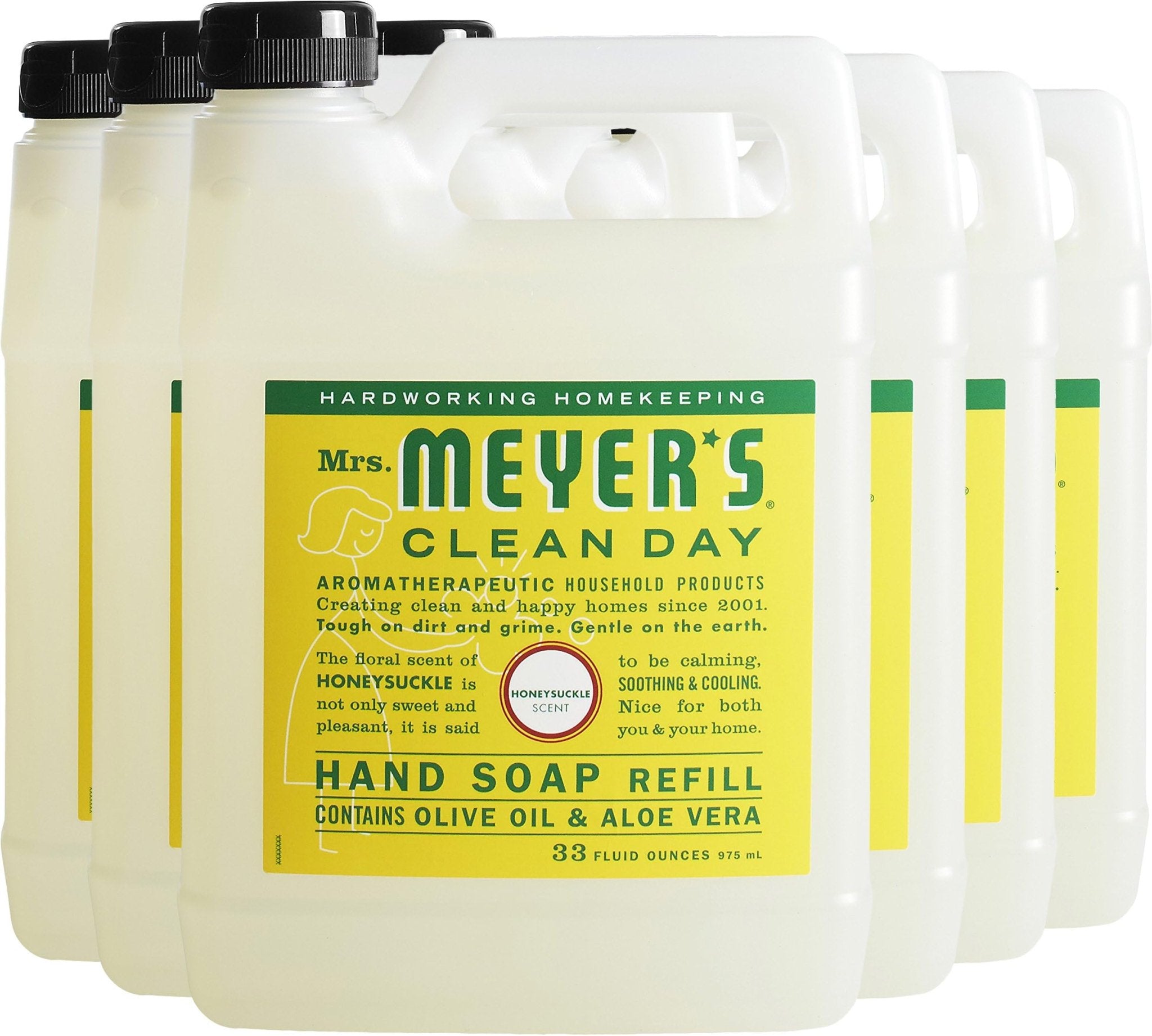 MRS. MEYER'S CLEAN DAY Liquid Hand Soap Refill, Cruelty Free and Biodegradable Formula, Lavender Scent, 33 Fl Oz (Pack of 1)