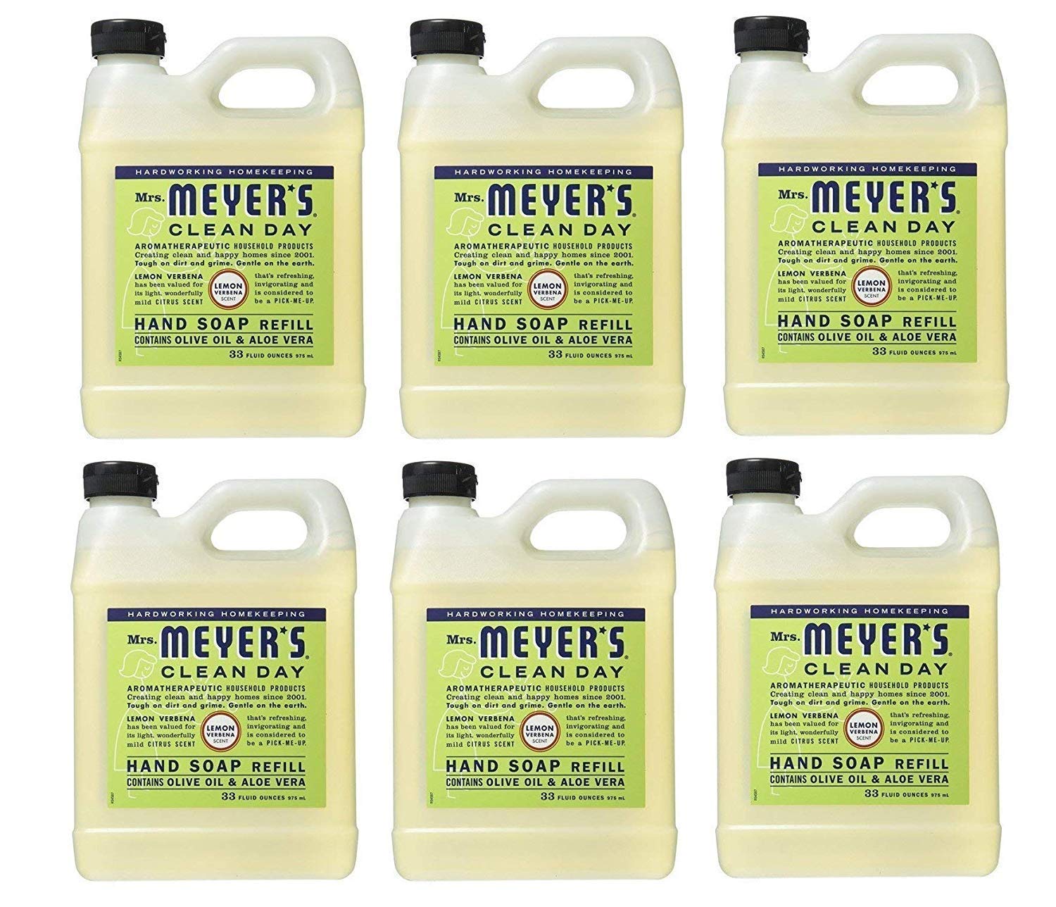 MRS. MEYER'S CLEAN DAY Liquid Hand Soap Refill, Cruelty Free and Biodegradable Formula, Lavender Scent, 33 Fl Oz (Pack of 1)