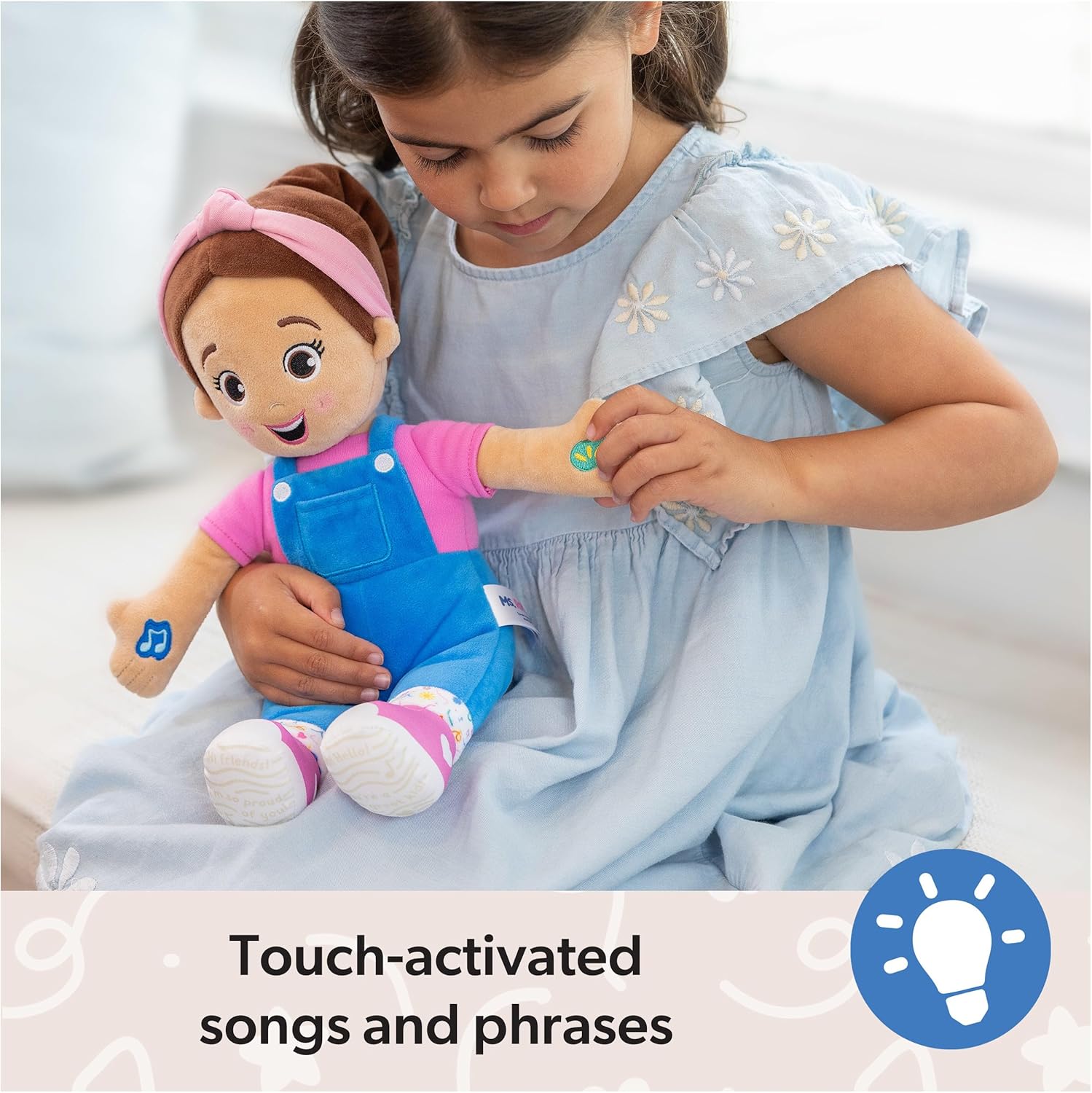 Ms. Rachel Speak & Sing Doll 16” Tall Interactive Toy with 4 Songs & 16+ Phrases, Toddler Toys for Girls & Boys Ages 6 Months to 3+ Years