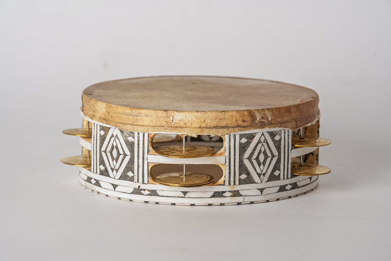 Moroccan “RIQ” Traditional Tambourine by Verve Culture