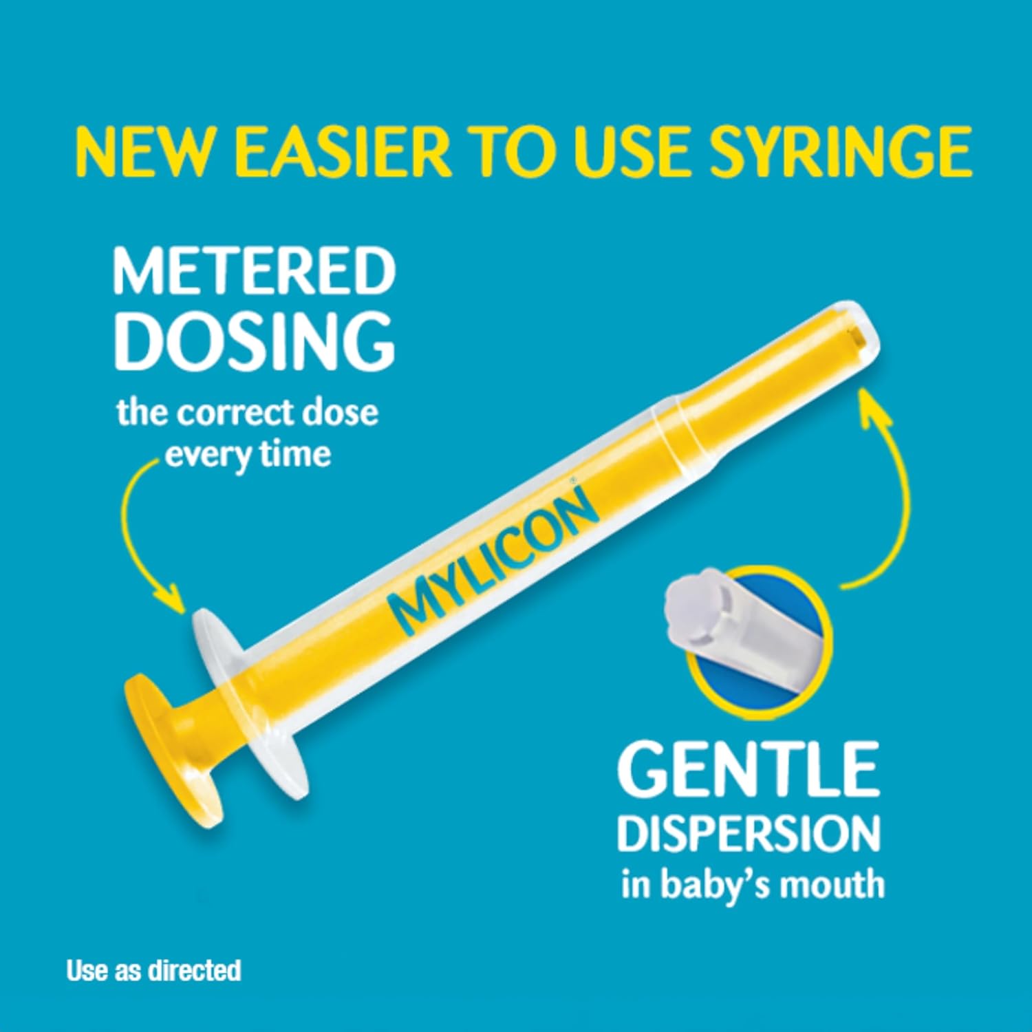 MYLICON Infants Gas Relief Drops for Infants and Babies, Dye Free Formula, 1 Fluid Ounce